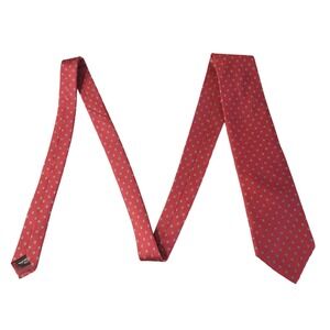 Threadneedle Street Boyd's Men's Tie Burgundy All Silk‎ Classic Man Made